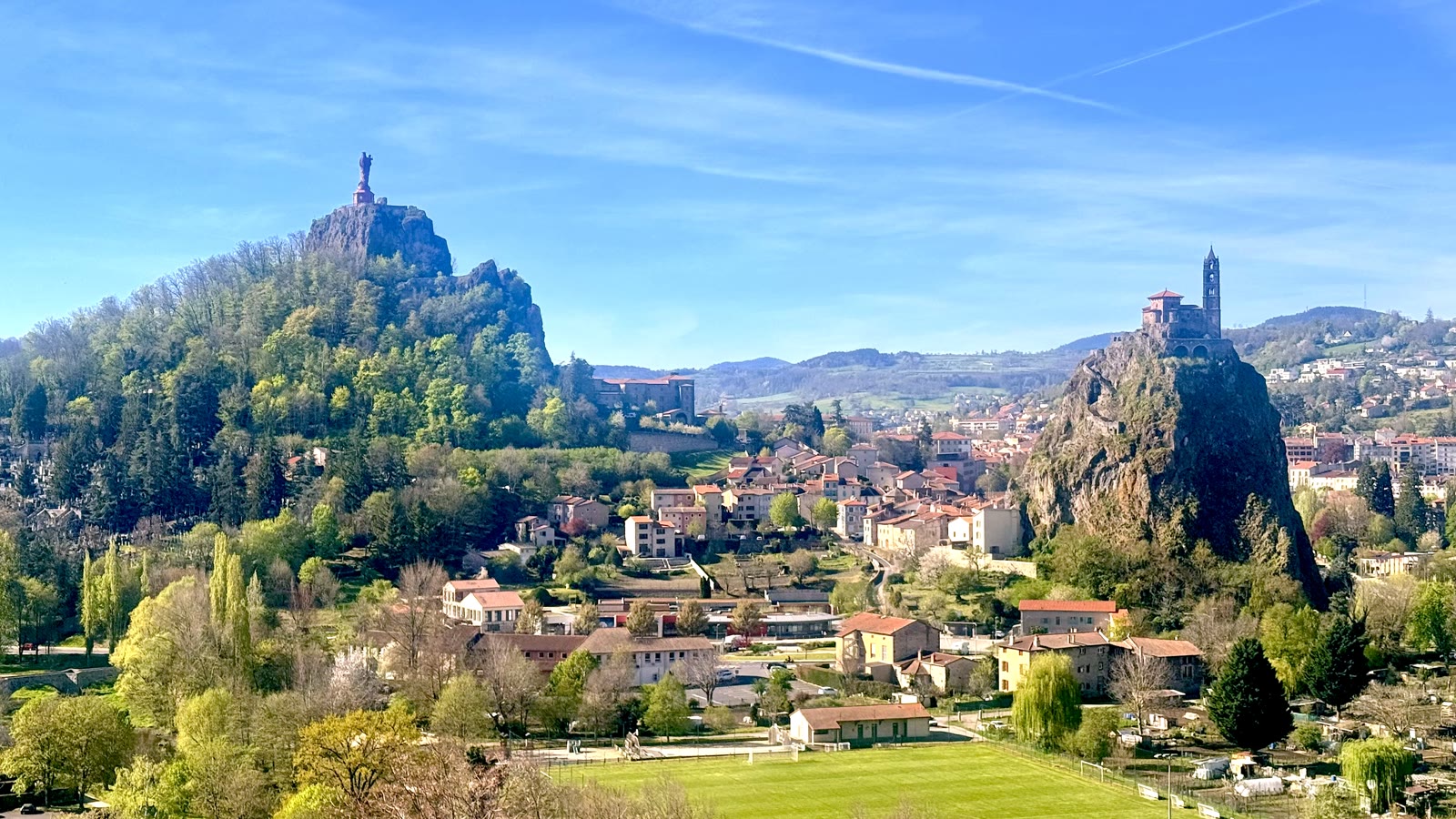 Vue du Puy-en-Velay en Haute-Loire